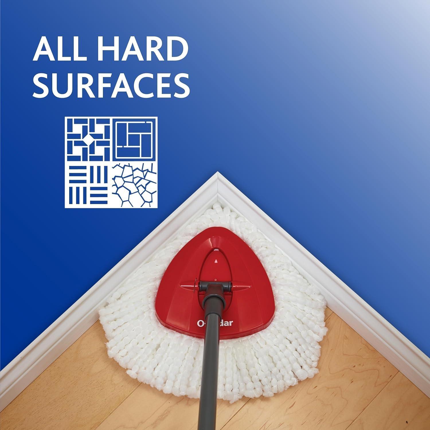 image:imageOCedar EasyWring Spin Mop Head Refill Pack of 3EasyWring