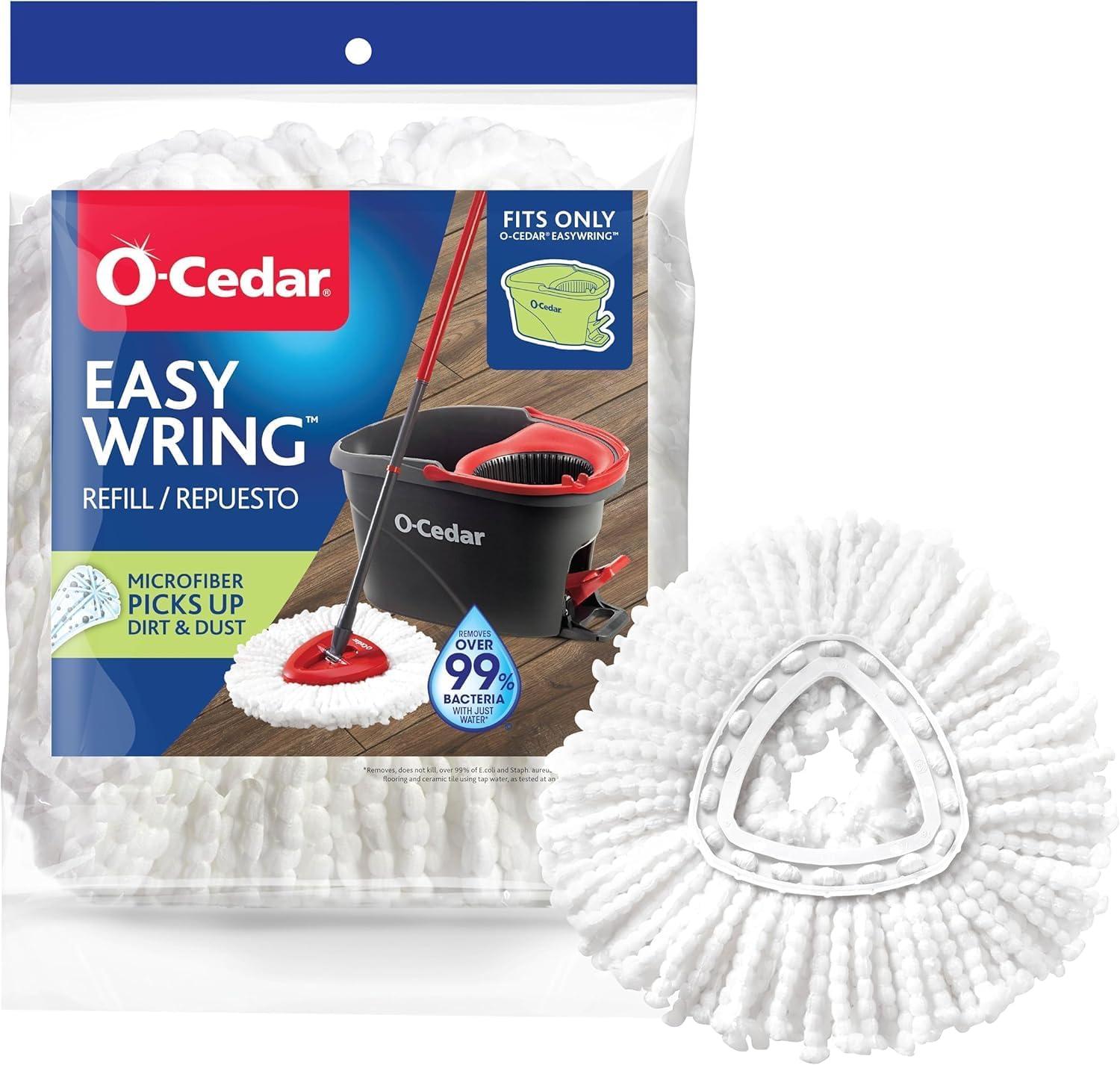 image:imageOCedar EasyWring Spin Mop Head Refill Pack of 3EasyWring