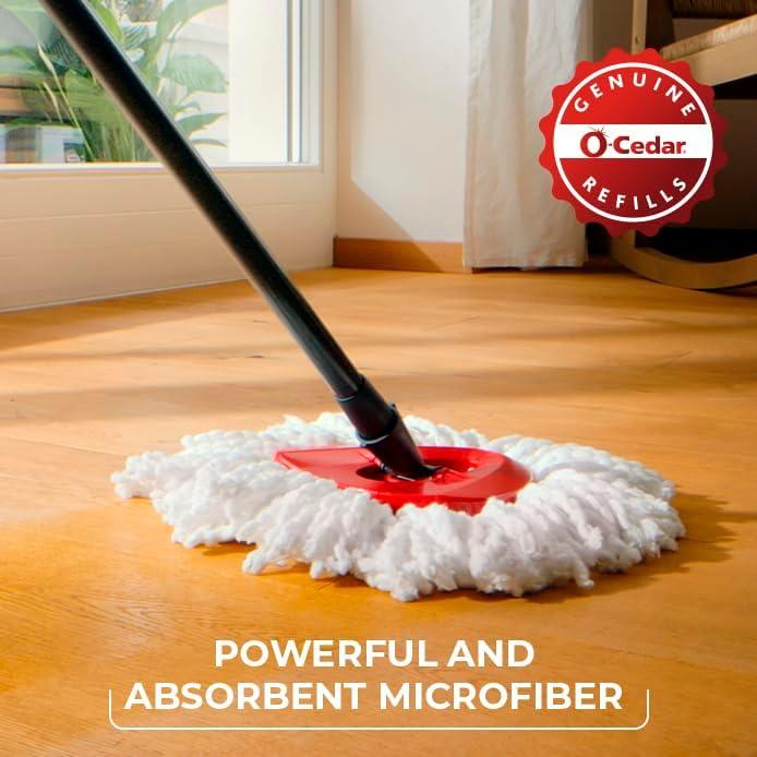 image:imageOCedar EasyWring Spin Mop Head Refill Pack of 3EasyWring