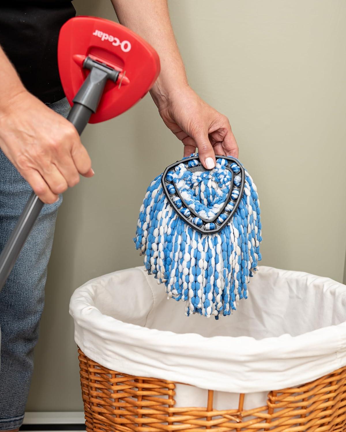 image:imageOCedar RinseClean Spin Mop amp Bucket System Clean with Water Removes 99 of BacteriaRinseclean Spin Mop Bucket 1 Extra Refill