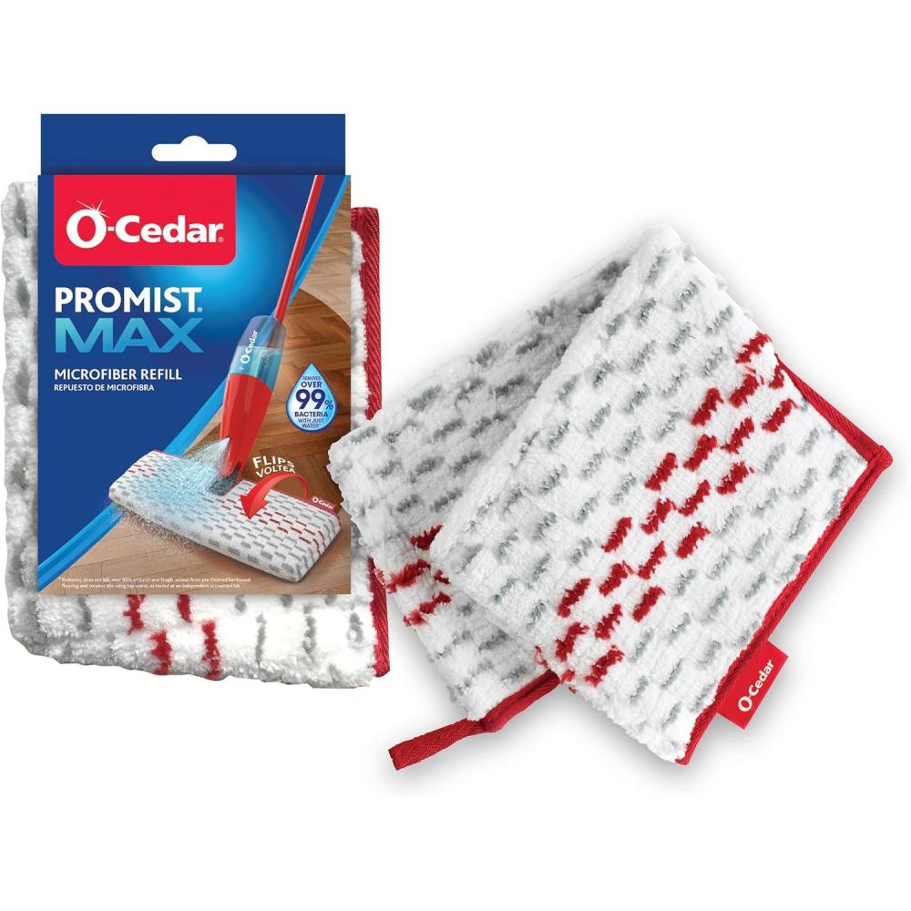 image:imageOCedar Genuine ProMist MAX Spray Mop Head Replacement Machine Washable Reusable Microfiber Refill Removes 99 of Bacteria