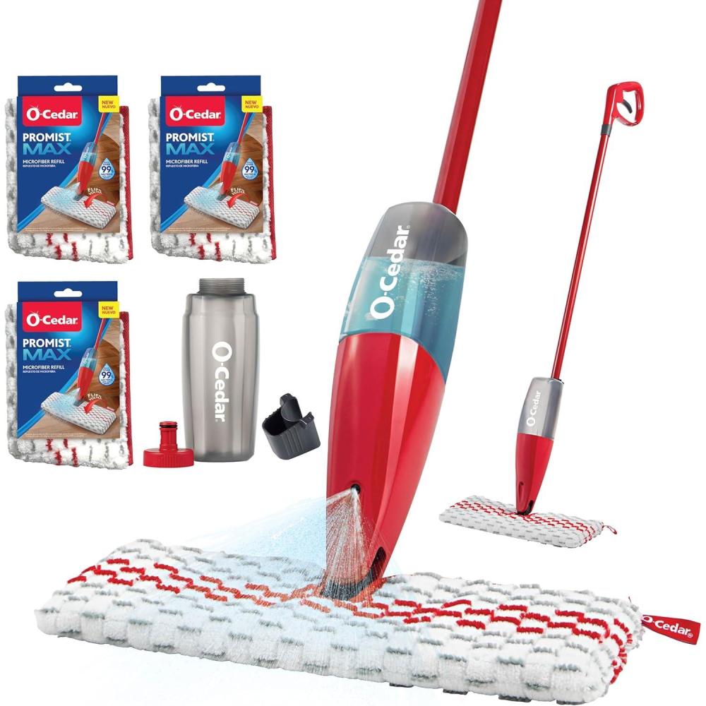 image:imageOCedar ProMist MAX Spray Mop PMM with 3 Extra Refills RedSpray Mop