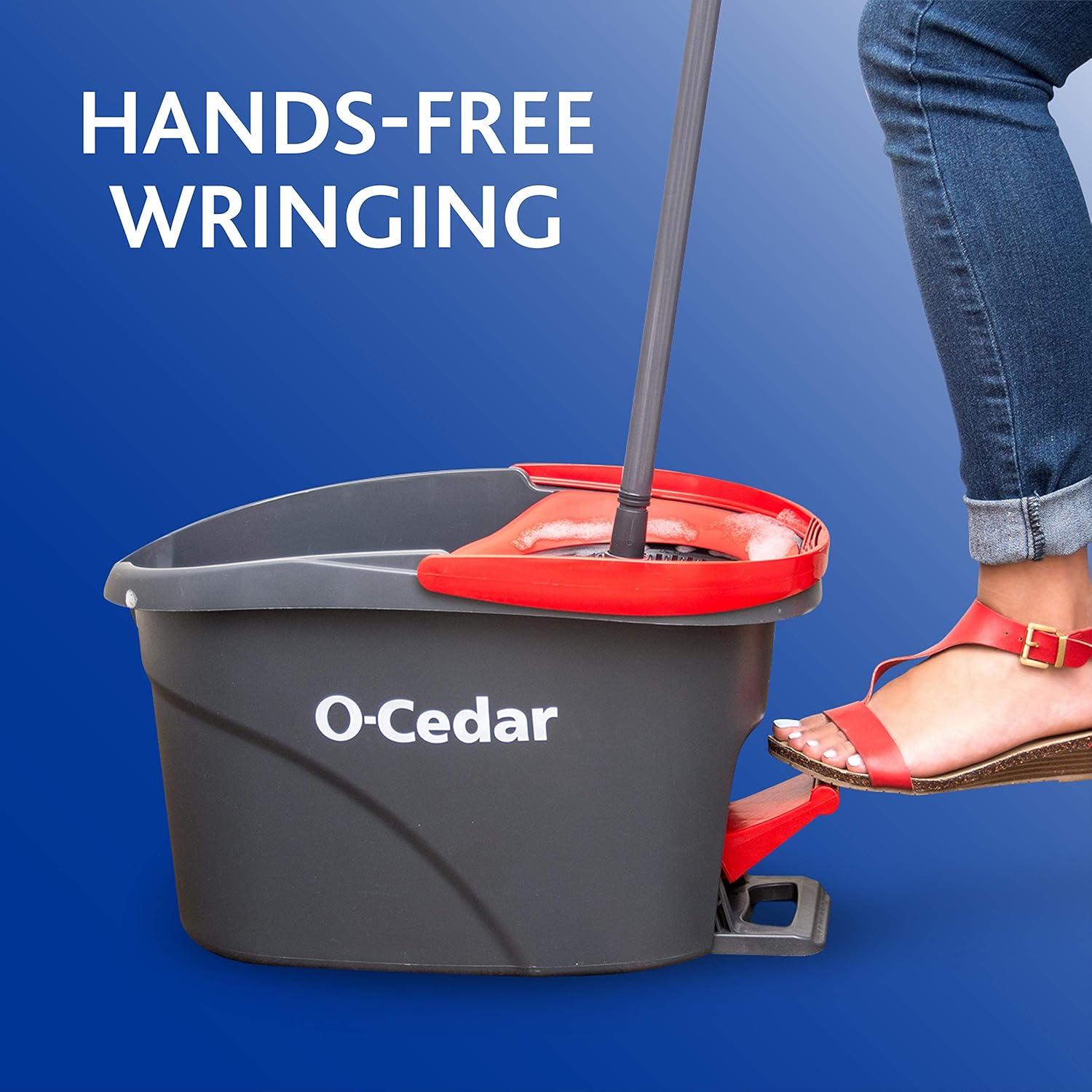 image:imageOCedar EasyWring Microfiber Spin Mop and Bucket Cleaning SystemSpin Mop and Bucket Cleaning System