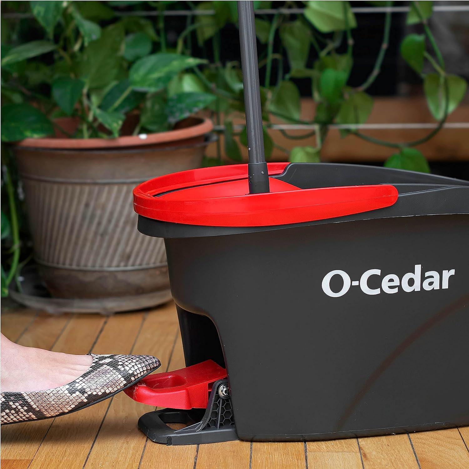 image:imageOCedar EasyWring Microfiber Spin Mop and Bucket Cleaning SystemSpin Mop and Bucket Cleaning System