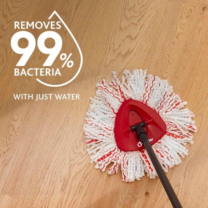 image:imageOCedar EasyWring Spin Mop Microfiber Refill Pack of 4White