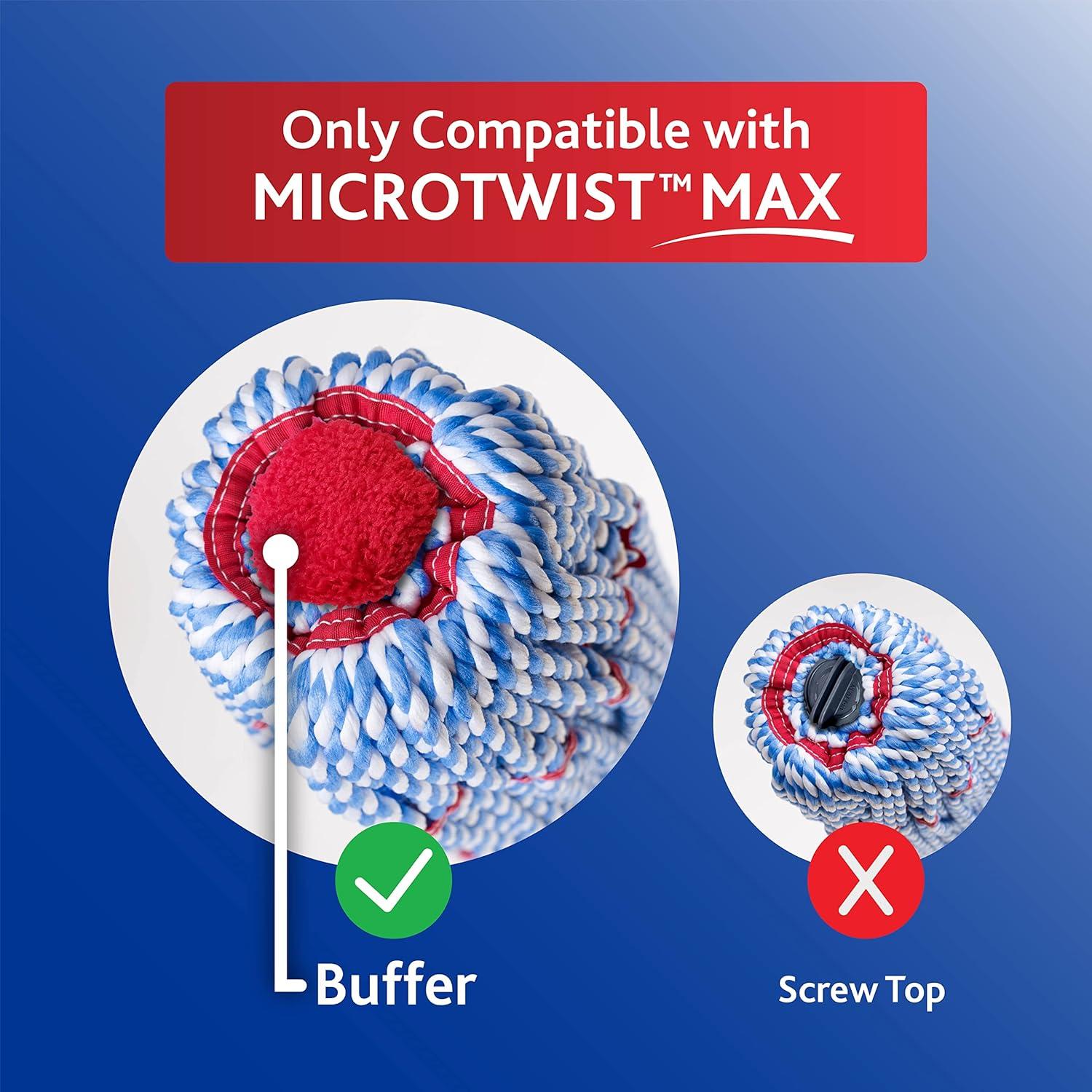 image:imageOCedar MicroTwist Microfiber Twist MopBlueRedMicroTwist MAX Mop with 1 Extra Refill