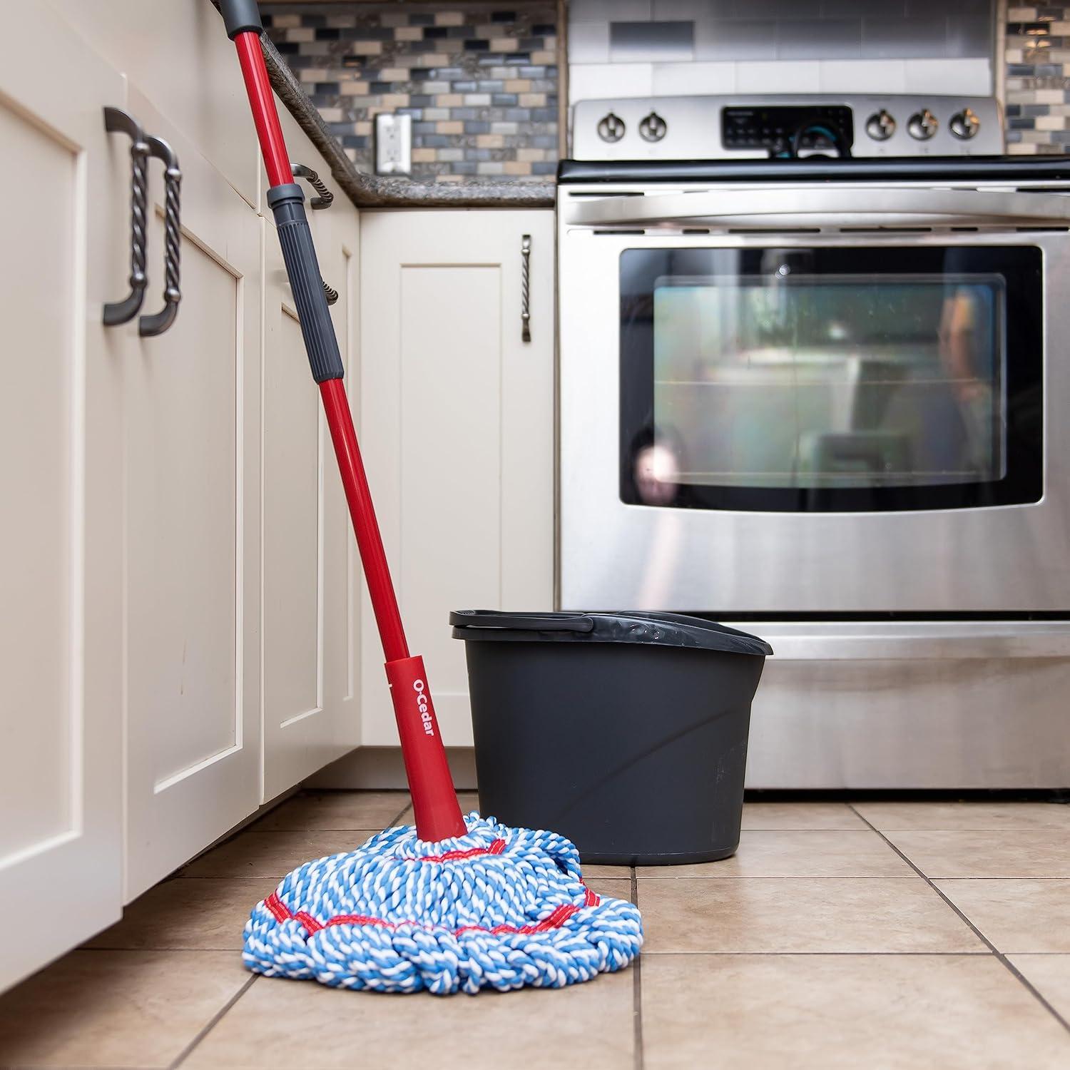 image:imageOCedar MicroTwist Microfiber Twist MopBlueRedMicroTwist MAX Mop with 1 Extra Refill