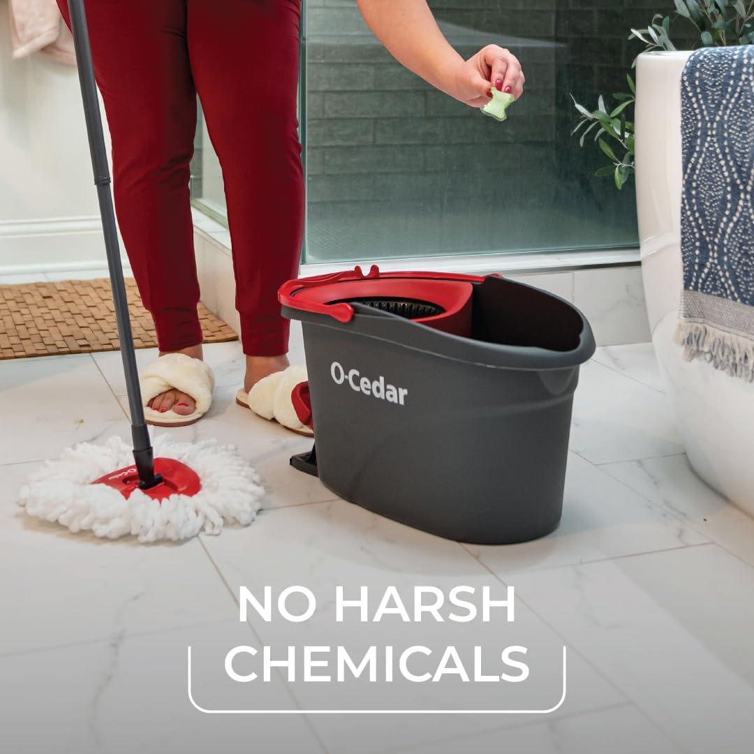 image:imageOCedar PACS Hard Floor Cleaner Crisp Citrus Scent 10 Count 1Pack Made with NaturallyDerived Ingredients Safe to Use on All Hard Floors Perfect for Mop BucketsCitrus