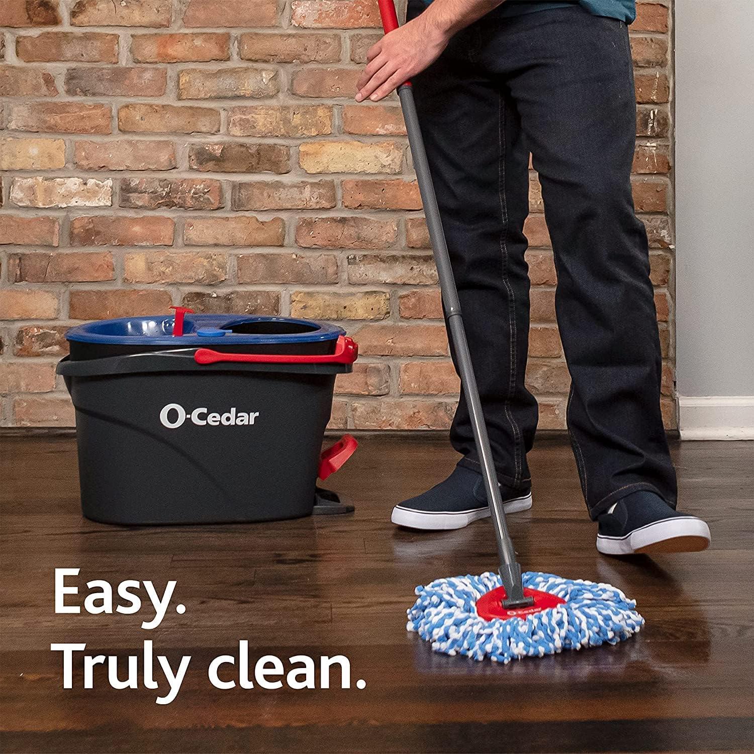 image:imageOCedar RinseClean Microfiber Spin Mop amp Bucket Floor Cleaning System with Citrus Pac Variety PackRC 4 RC Refills