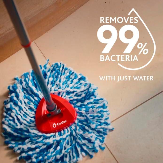 image:imageOCedar RinseClean Microfiber Spin Mop amp Bucket Floor Cleaning System with Citrus Pac Variety PackRC 4 RC Refills