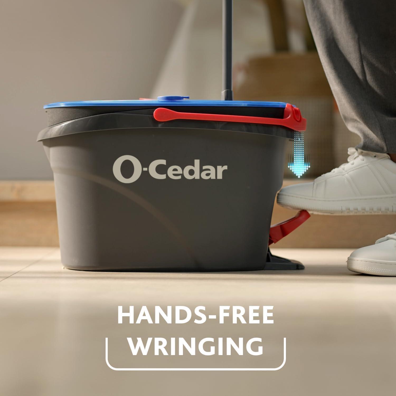 image:imageOCedar RinseClean Microfiber Spin Mop amp Bucket Floor Cleaning System with Citrus Pac Variety PackRC WCitrus PACS