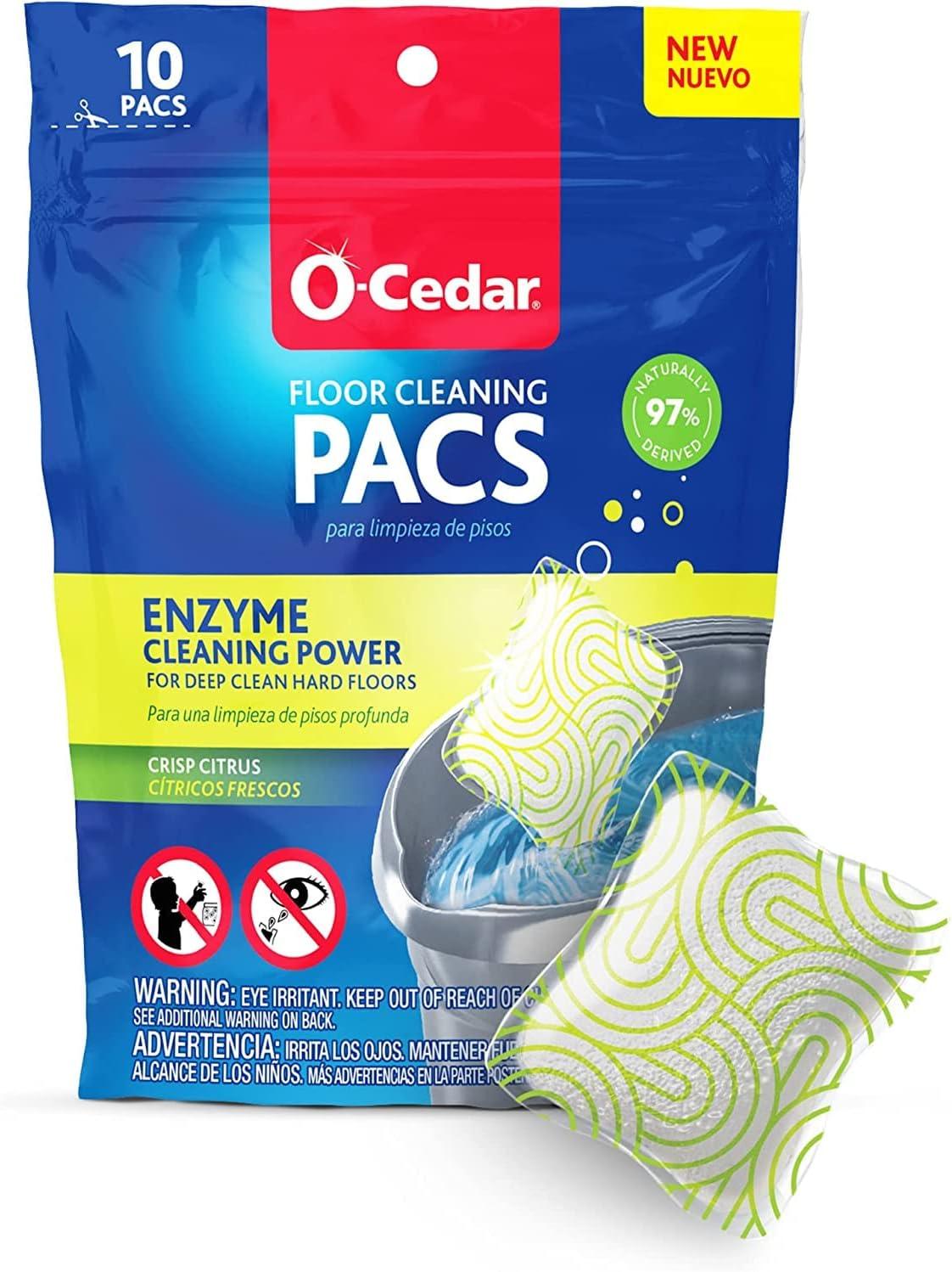 image:imageOCedar RinseClean Microfiber Spin Mop amp Bucket Floor Cleaning System with Citrus Pac Variety PackRC WCitrus PACS