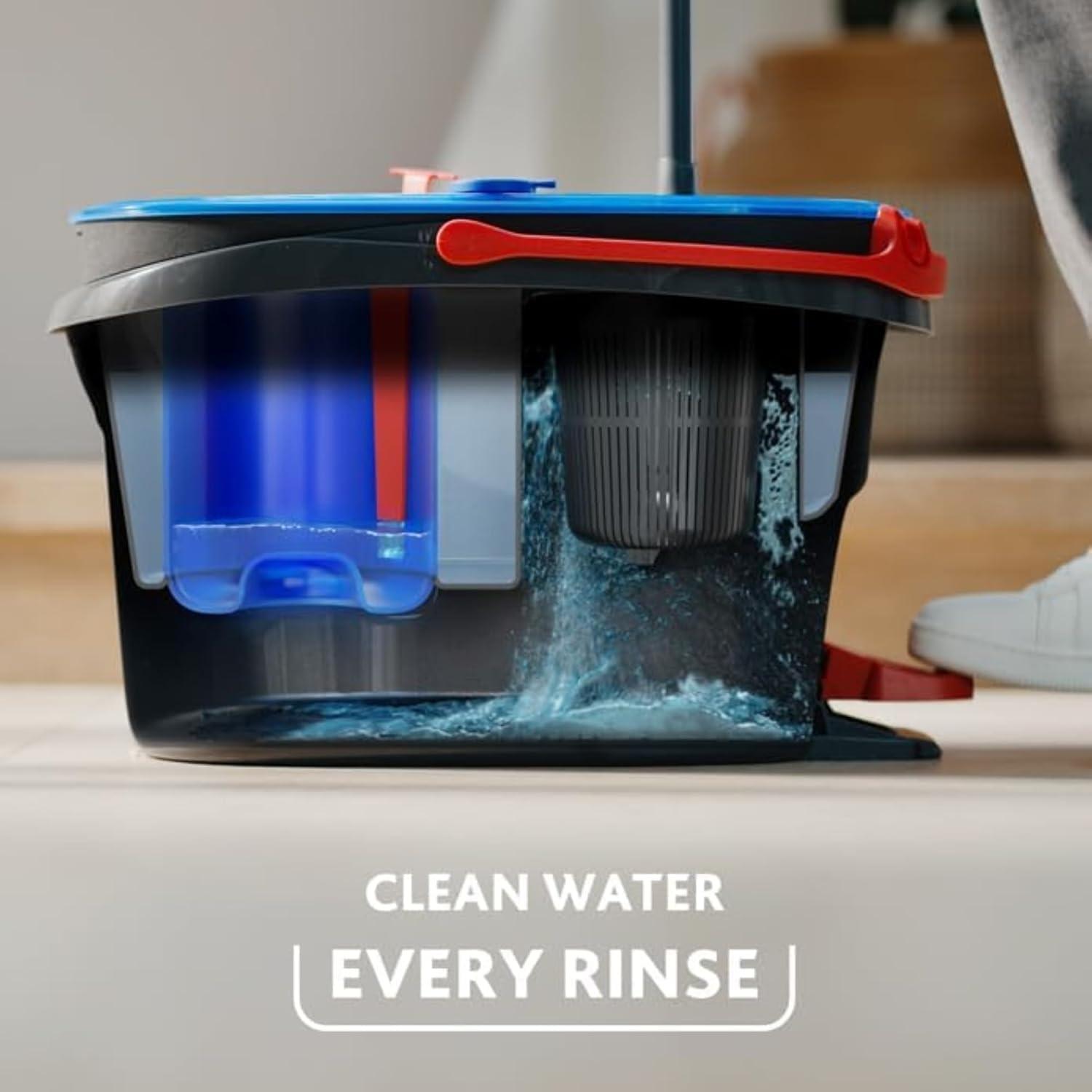 image:imageOCedar RinseClean Microfiber Spin Mop amp Bucket Floor Cleaning System with Citrus Pac Variety PackRinseClean Lavender PACS