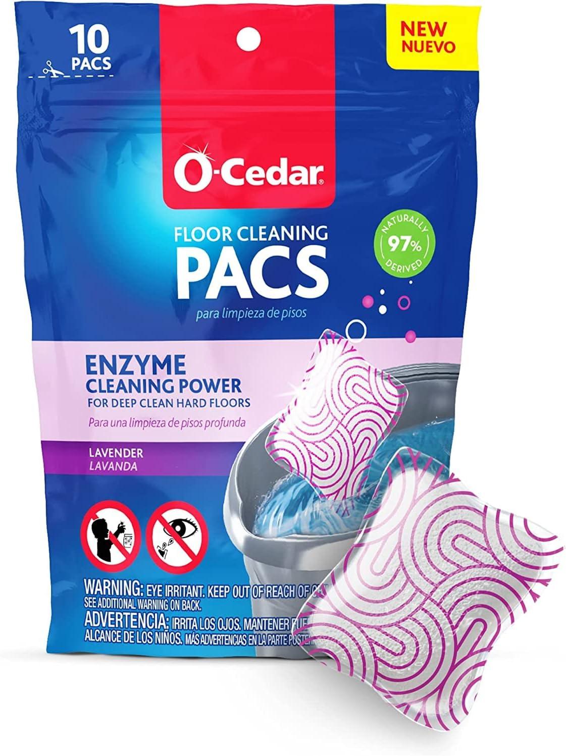 image:imageOCedar RinseClean Microfiber Spin Mop amp Bucket Floor Cleaning System with Citrus Pac Variety PackRinseClean Lavender PACS