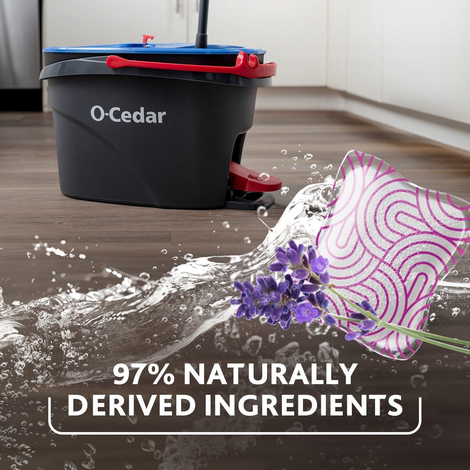 image:imageOCedar RinseClean Microfiber Spin Mop amp Bucket Floor Cleaning System with Citrus Pac Variety PackRinseClean Lavender PACS