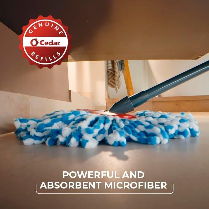 image:imageOCedar RinseClean Spin Mop Microfiber Refill 1 CT Pack of 612Pack