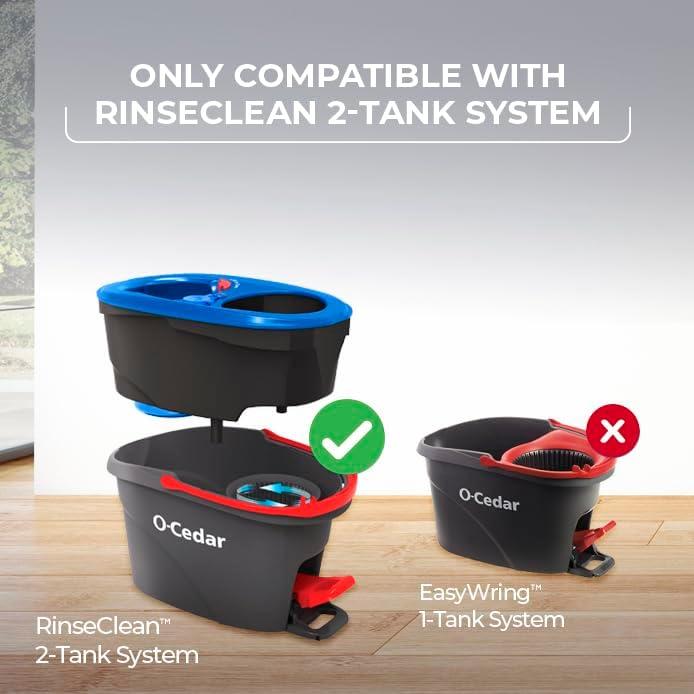 image:imageOCedar RinseClean Spin Mop Microfiber Refill 1 CT Pack of 62Pack