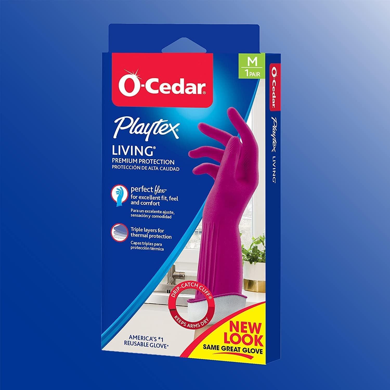 image:imagePLAYTEX Living Reusable Rubber Cleaning Gloves Durable Household Gloves Large Pack of 36 Count Pack of 1