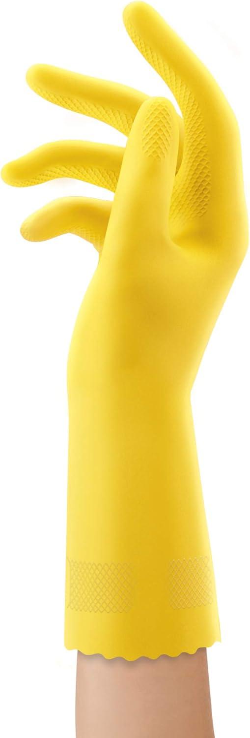 image:imagePlaytex HandSaver Reuseable Rubber Cleaning Gloves XLarge 3 Pairs Everyday Protection Reusable Household GlovesMedium Pack of 3