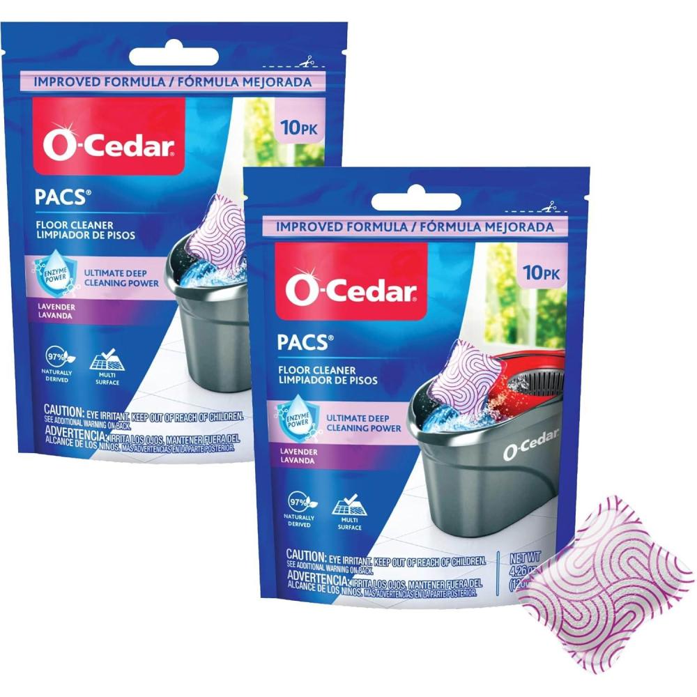 image:imageOCedar Floor Cleaning 30ct Pacs Lavender Scent 10ct 3PacksLavender