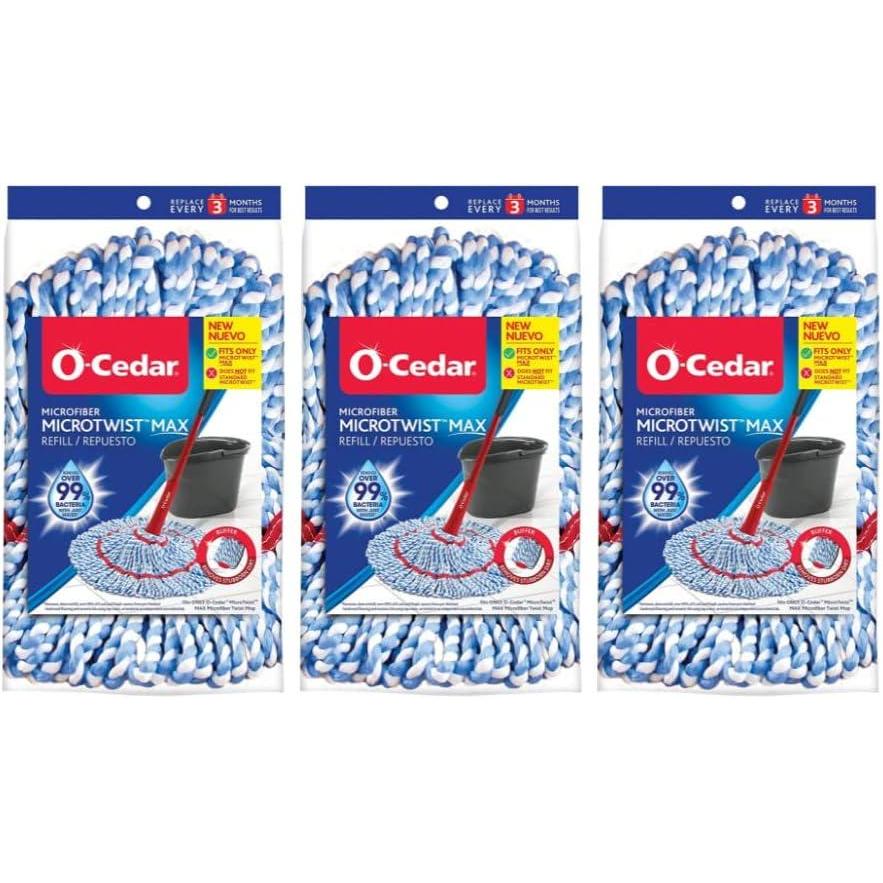 image:imageOCedar MicroTwist Microfiber Twist Mop Refill Pack of 3