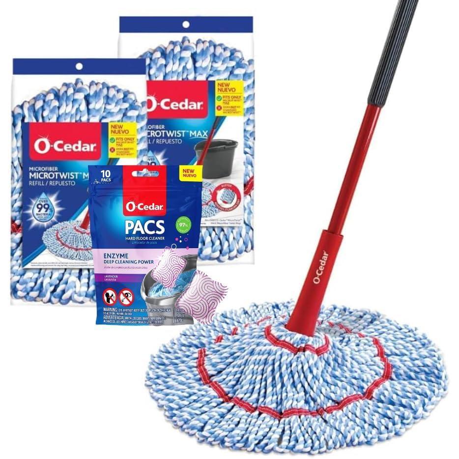 image:imageOCedar MicroTwist Microfiber Twist MopBlueRedMT MAX Mop  2 MAX Refills  Lavender PACS