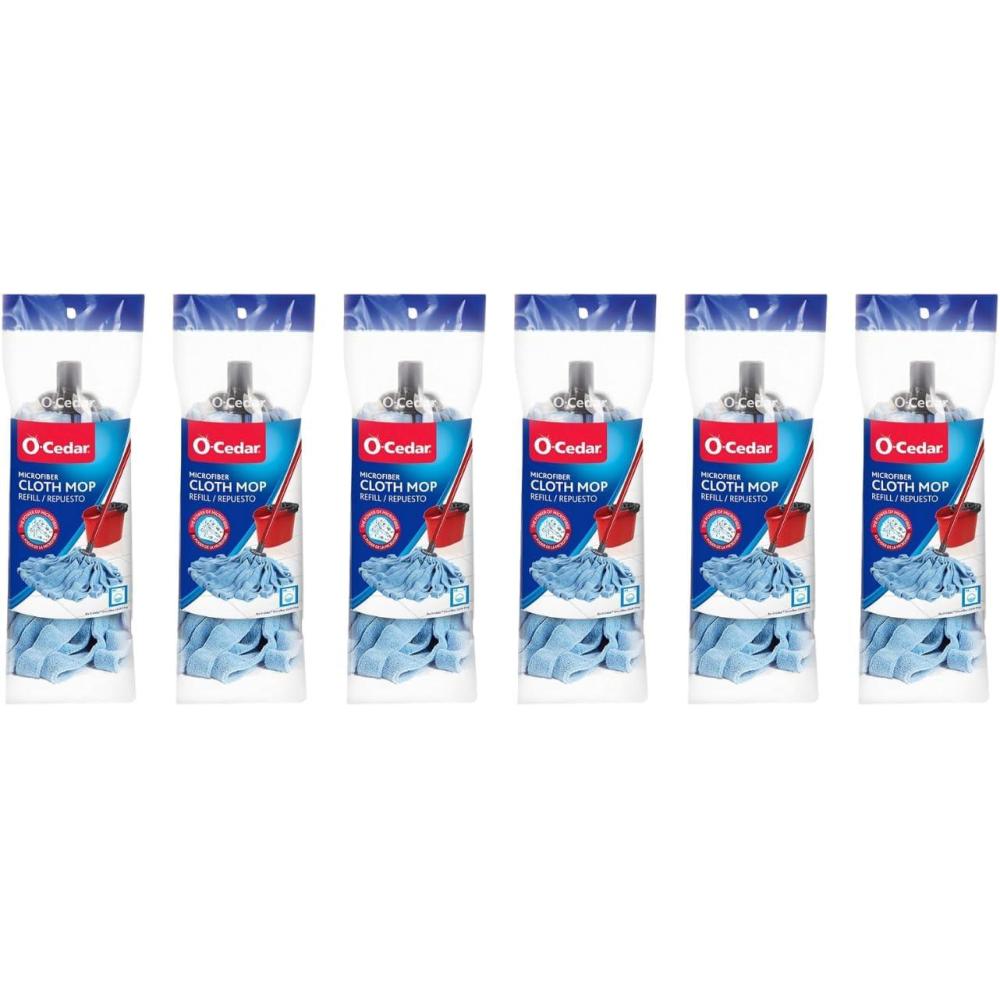 image:imageOCedar Microfiber Cloth Mop Refill Pack of 4Pack 6