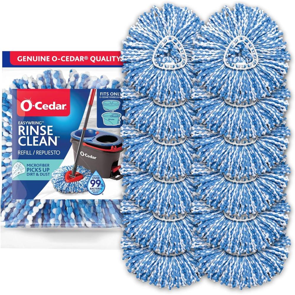 image:imageOCedar RinseClean Spin Mop Microfiber Refill 1 CT Pack of 612Pack