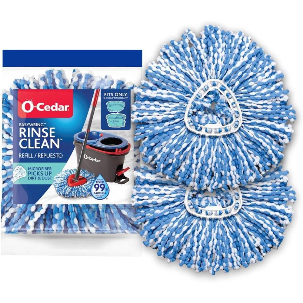 image:imageOCedar RinseClean Spin Mop Microfiber Refill 1 CT Pack of 62Pack