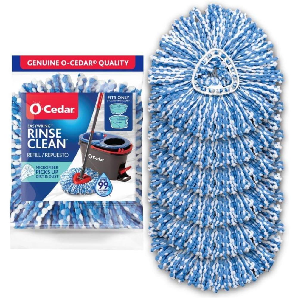 image:imageOCedar RinseClean Spin Mop Microfiber Refill 1 CT Pack of 66Pack
