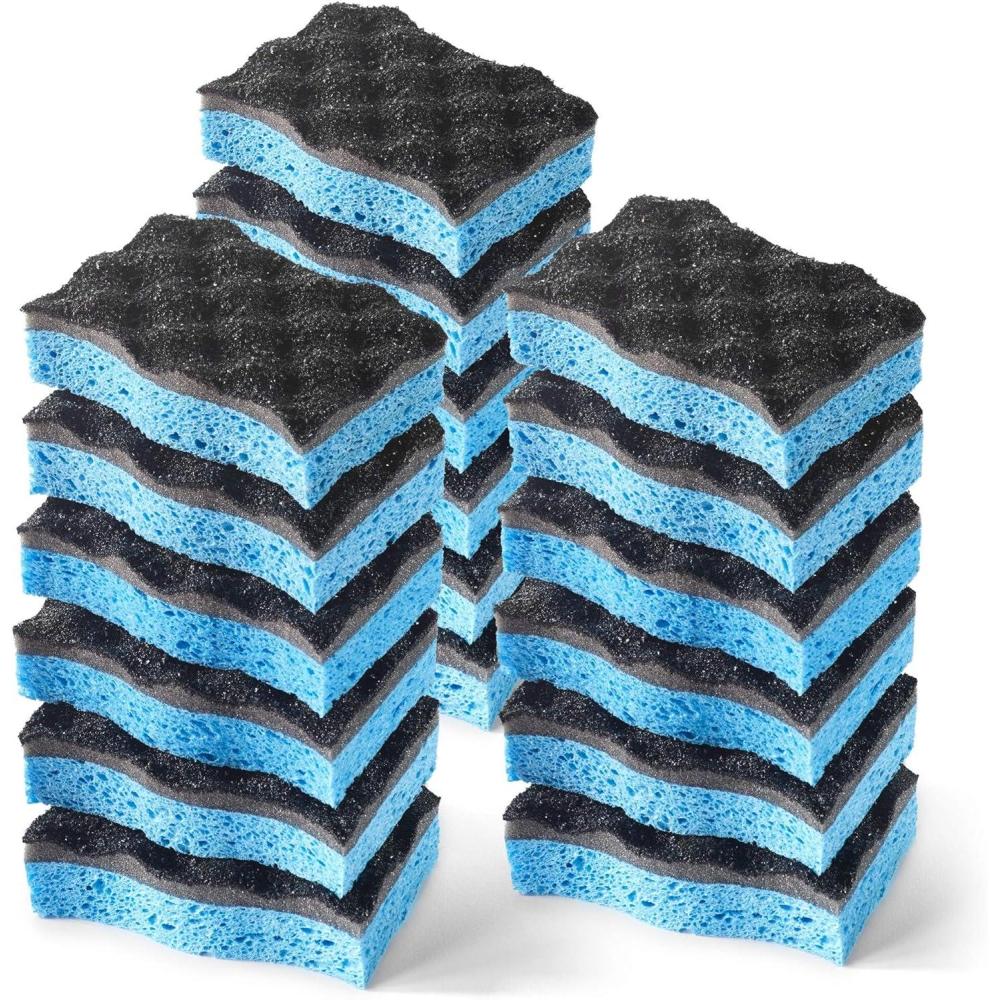 image:imageOCedar Scrunge HeavyDuty Scrub Sponge  OdorResistant MultiSurface Scrubbing Sponge  Lasts 20 Longer Than Regular Sponges 6 Count Pack of 26 Count Pack of 3