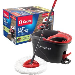 O-Cedar EasyWring Microfiber Spin Mop and Bucket Cleaning System(Spin Mop and Bucket Cleaning System)