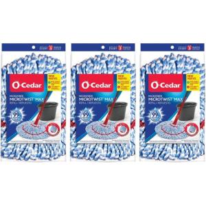 O-Cedar MicroTwist Microfiber Twist Mop Refill (Pack of 3)