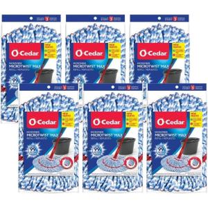 O-Cedar MicroTwist Microfiber Twist Mop Refill(6)