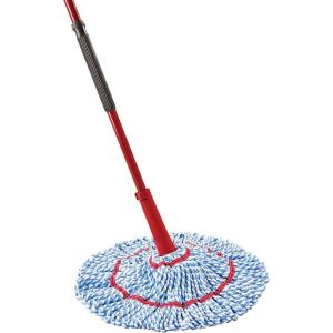 O-Cedar MicroTwist, Microfiber Twist Mop,Blue/Red(MicroTwist Mop)