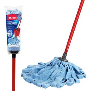 O-Cedar Microfiber Cloth Wet Mop,Blue/Red