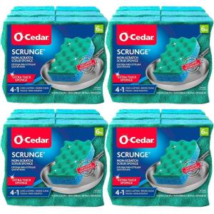 O-Cedar Multi-Use Scrunge Scrub Sponge 6 Count (Pack of 4)(6 Count (Pack of 4))