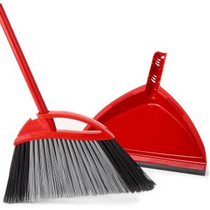 O-Cedar Power Corner Angle Broom with Dust Pan