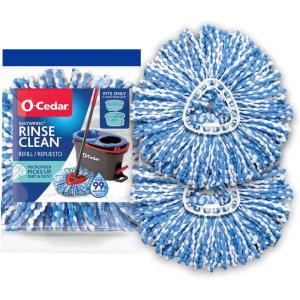 O-Cedar RinseClean Spin Mop Microfiber Refill, 1 CT (Pack of 6)(2-Pack)
