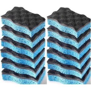 O-Cedar Scrunge Heavy-Duty Scrub Sponge | Odor-Resistant, Multi-Surface Scrubbing Sponge | Lasts 20% Longer Than Regular Sponges, 6 Count (Pack of 2)(6 Count (Pack of 2))