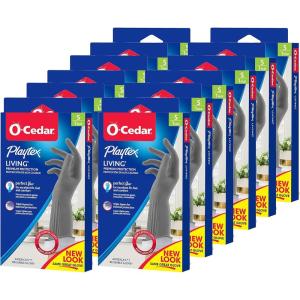 PLAYTEX Living Reusable Rubber Cleaning Gloves – Durable Household Gloves, Large, (Pack of 3)(Small (Pack of 12))