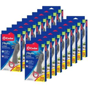 PLAYTEX Living Reusable Rubber Cleaning Gloves – Durable Household Gloves, Large, (Pack of 3)(Small (Pack of 18))